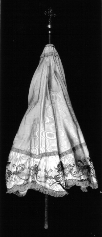 ombrellino processionale - manifattura laziale, manifattura campana (fine/inizio secc. XIX/ XX)