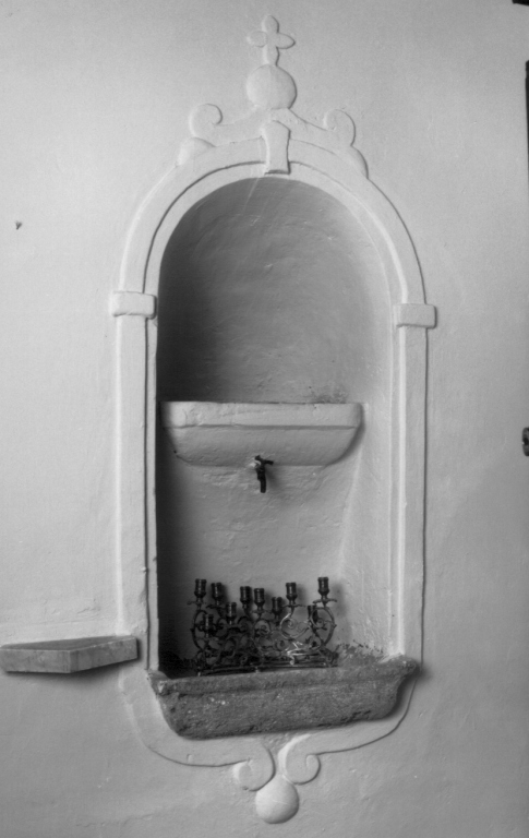 lavabo da sacrestia - produzione laziale (sec. XIX)