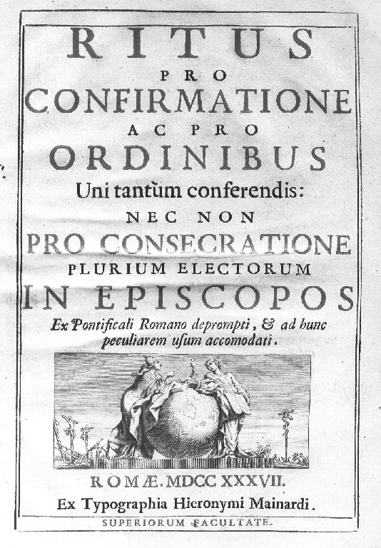 figure allegoriche femminili (stampa) - ambito romano (sec. XVIII)