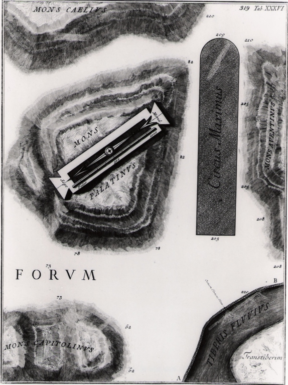 pianta topografica del circo Massimo (stampa) di Piranesi Giovanni Battista (prima metà sec. XX)