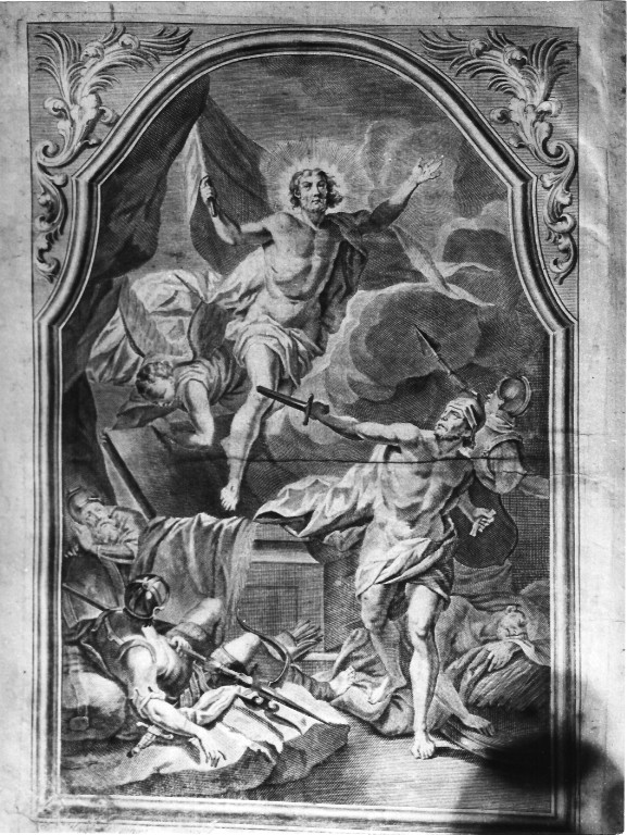 resurrezione di Cristo (stampa) - ambito veneziano (sec. XVIII)