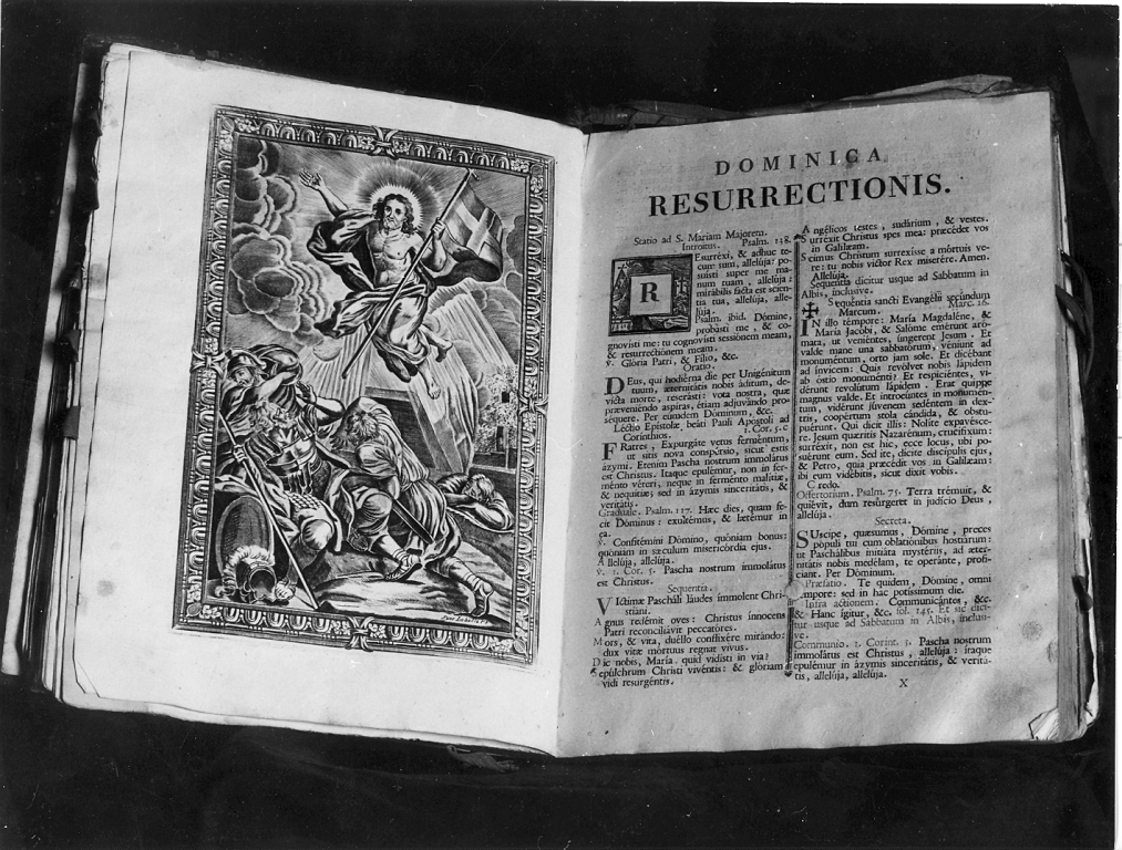 resurrezione di Cristo (stampa) di Piccini Isabella (secc. XVII/ XVIII)