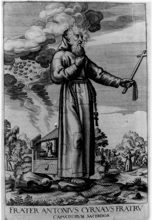 frate Antonio Cireneo (stampa) di Schott Johann, Loffler Johann Eckhard, Loffler Heinrich (sec. XVII)