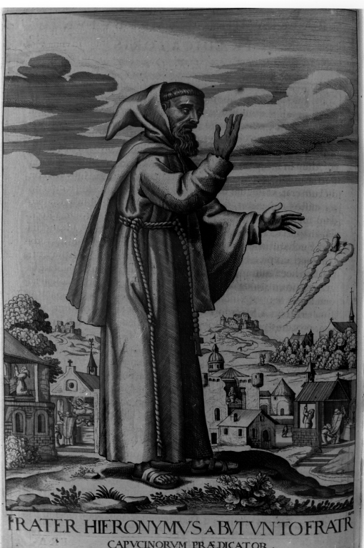 frate Girolamo da Bitonto (stampa) di Schott Johann, Loffler Johann Eckhard, Loffler Heinrich (sec. XVII)