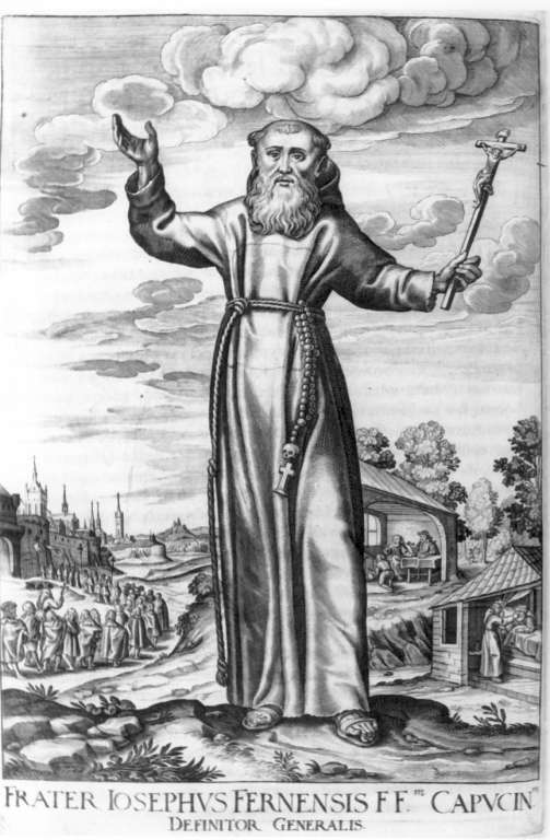 frate Giuseppe da Ferno (stampa) di Loffler Heinrich, Schott Johann, Loffler Johann Eckhard (sec. XVII)