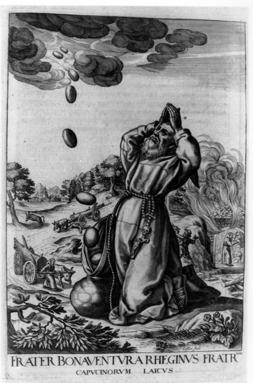 frate Bonaventura da Reggio (stampa) di Loffler Johann Eckhard, Loffler Heinrich, Schott Johann (sec. XVII)