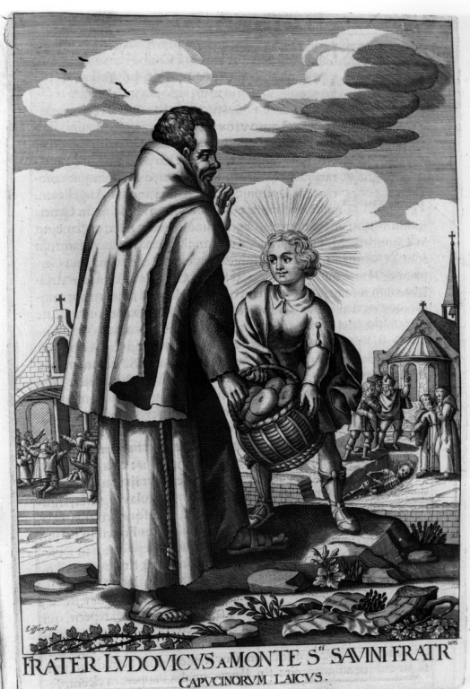 frate Ludovico da Monte San Savino (stampa) di Loffler Johann Eckhard, Loffler Heinrich, Schott Johann (sec. XVII)