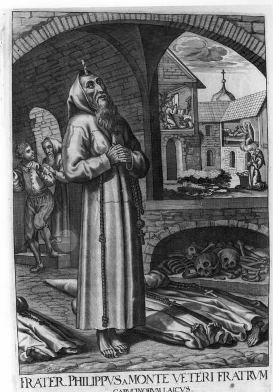 frate Filippo da Monte Vecchio (stampa) di Loffler Johann Eckhard, Loffler Heinrich, Schott Johann (sec. XVII)