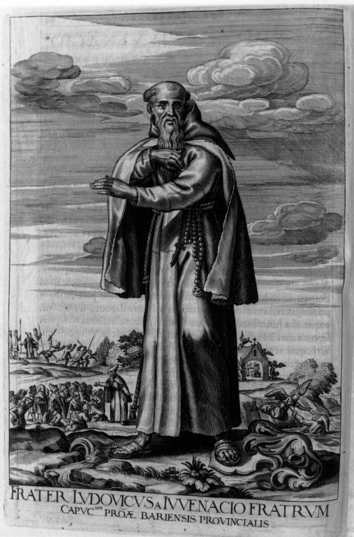 frate Ludovico da Giovenazzo (stampa) di Loffler Johann Eckhard, Loffler Heinrich, Schott Johann (sec. XVII)