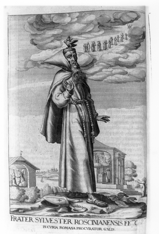 frate Silvestro da Rossano (stampa) di Loffler Johann Eckhard, Loffler Heinrich, Schott Johann (sec. XVII)