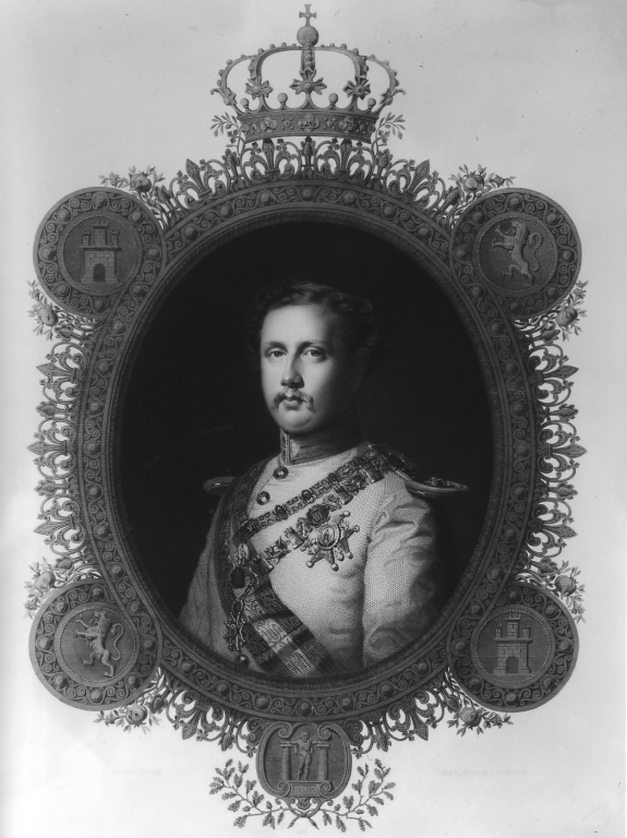 ritratto del re di Spagna Don Francesco (stampa) di Calamatta Luigi (sec. XIX)