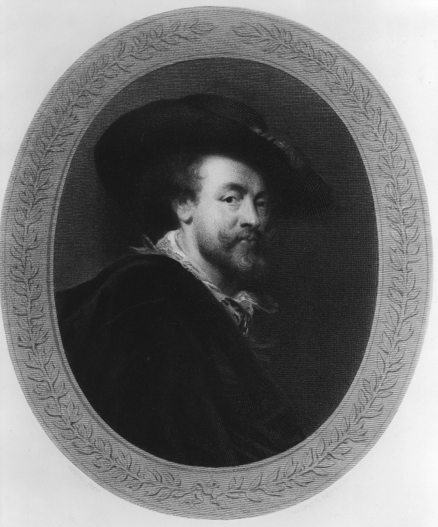 ritratto di P. P. Rubens (stampa) di Calamatta Luigi (sec. XIX)