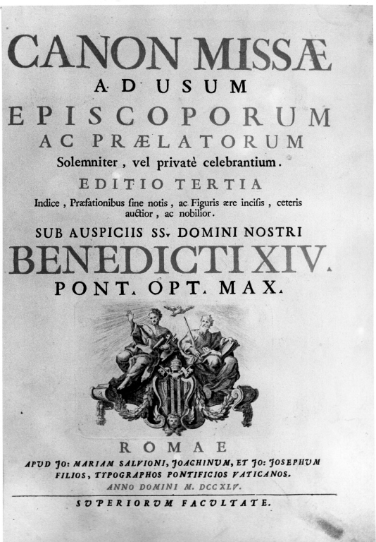 allegoria con i santi Pietro e Paolo (stampa) - ambito romano (sec. XVIII)