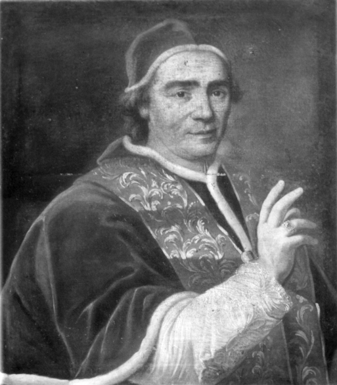 ritratto di papa Clemente XIV (dipinto) - ambito laziale (sec. XVIII)