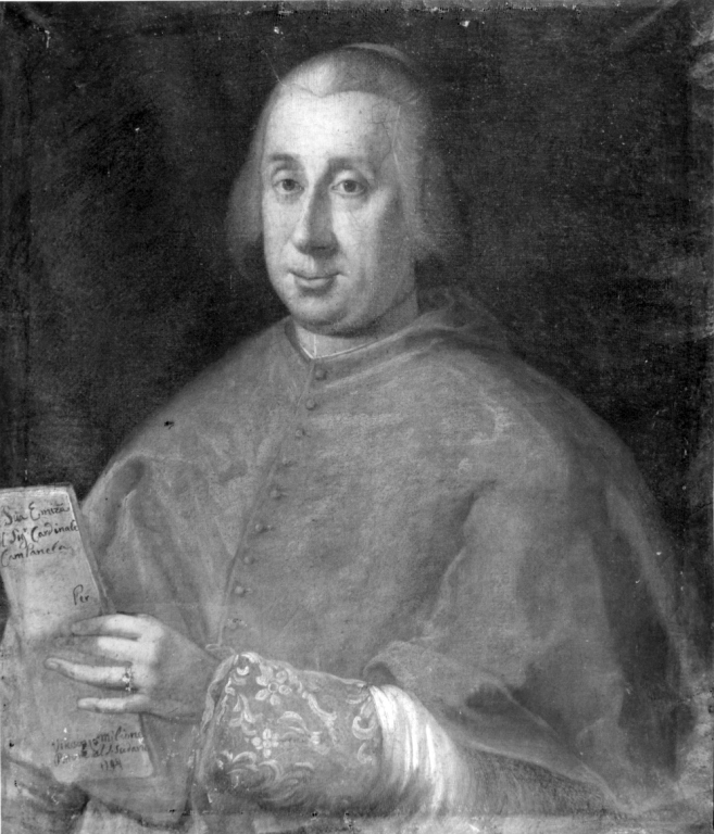Ritratto del cardinale Vincenzo Campanella (dipinto) di Milione Vincenzo (sec. XVIII)
