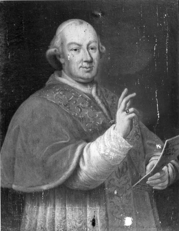 Ritratto del papa Pio VI (dipinto) di Milione Vincenzo (fine sec. XVIII)