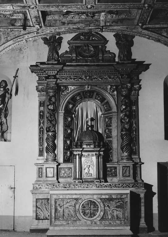 altare - ambito laziale (fine/inizio secc. XVII/ XVIII)