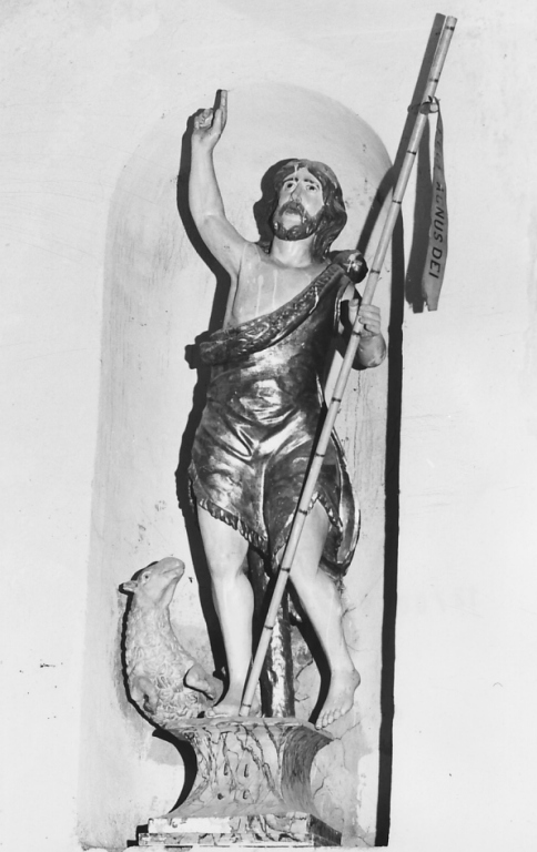 San Giovanni Battista (scultura) - ambito laziale (inizio sec. XVIII)