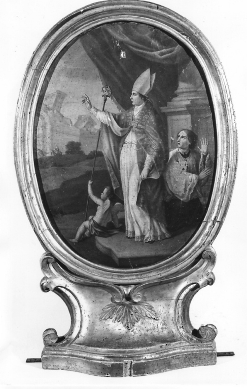Sant'Emidio vescovo (dipinto) - ambito laziale (fine/inizio secc. XVIII/ XIX)
