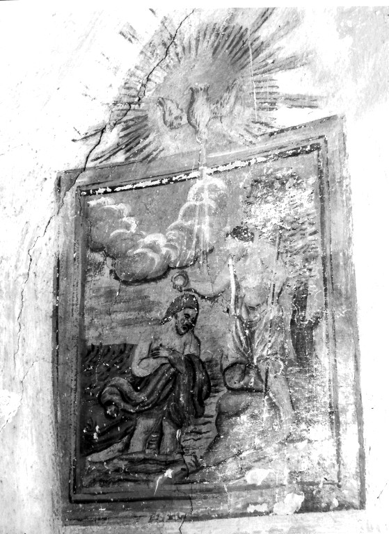 battesimo di Cristo (dipinto) - ambito laziale (sec. XVII)