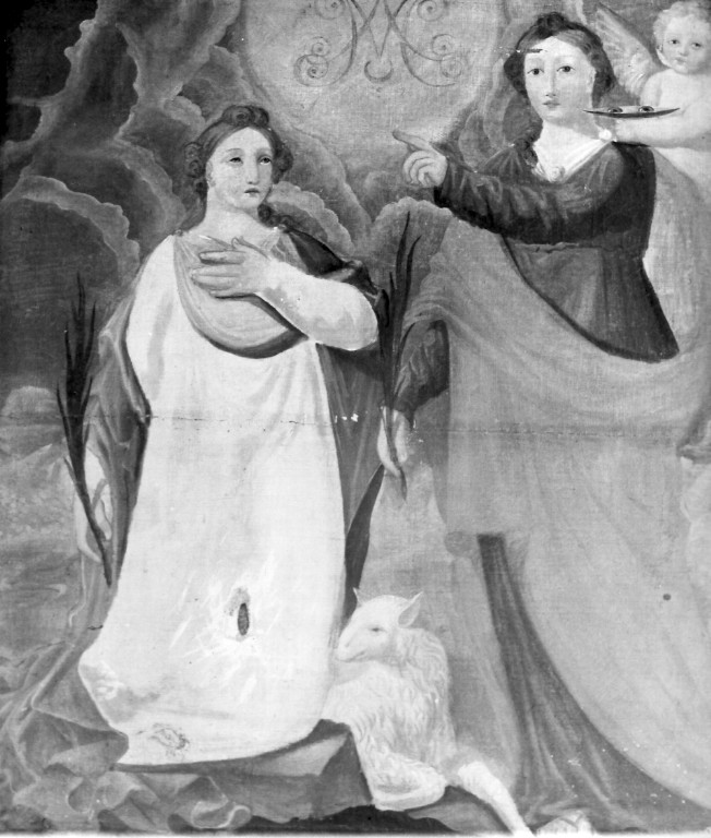 Sant'Agata e Santa Lucia (dipinto) - ambito laziale (sec. XVIII)