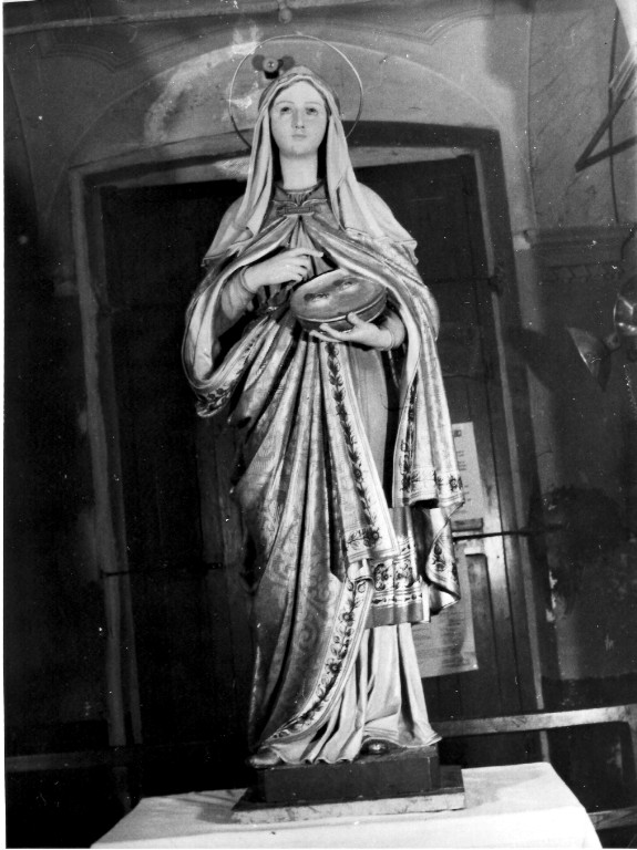 Santa Lucia (statua) - ambito Italia nord-occidentale (primo quarto sec. XIX)