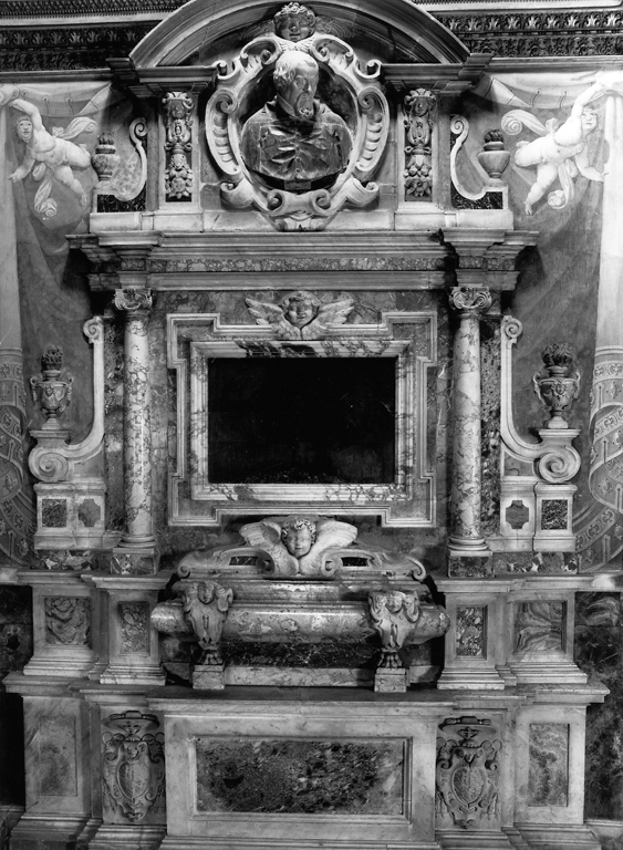monumento funebre di Della Porta Giovanni Battista (bottega) - ambito romano (sec. XVII)