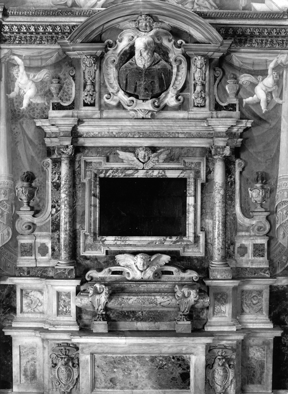 monumento funebre di Della Porta Giovanni Battista (bottega) - ambito romano (sec. XVII)
