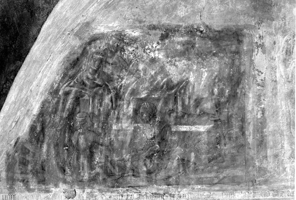 nascita di Sant'Onofrio (dipinto) - ambito toscano (sec. XV)
