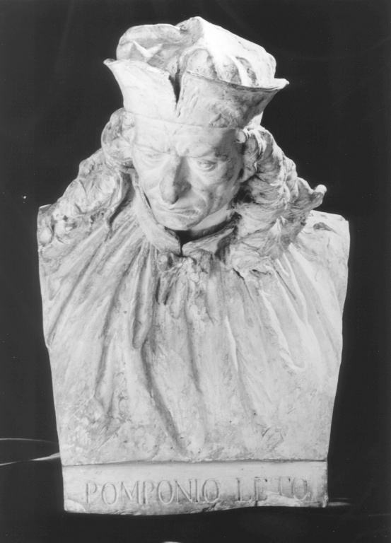 Ritratto di Pomponio Leto (busto) di Simonetti Alfonso (sec. XIX)