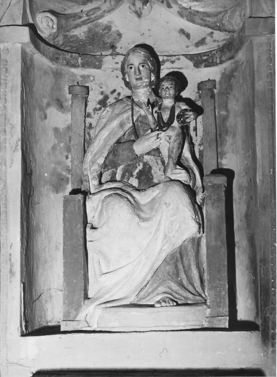 Madonna con Bambino (scultura) - ambito laziale (seconda metà sec. XVIII)