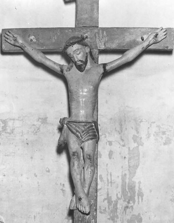 Cristo crocifisso (scultura) - bottega laziale (seconda metà sec. XVIII)