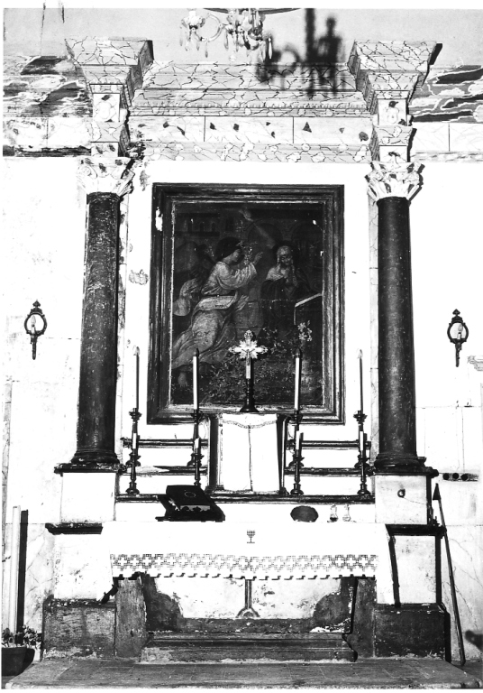 altare maggiore - ambito laziale (sec. XVIII)