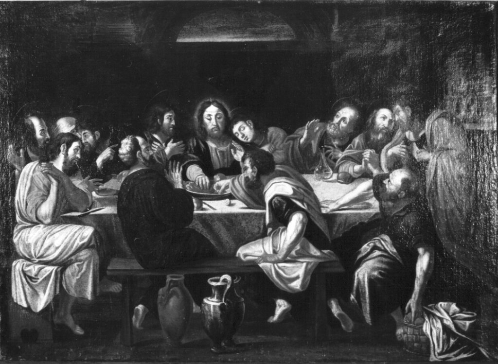 ultima cena (dipinto) - ambito Europa occidentale (fine sec. XVI)