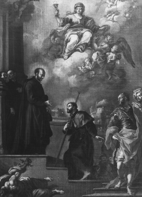 La partenza di San Francesco Saverio (dipinto) - ambito romano (fine/inizio secc. XVII/ XVIII)