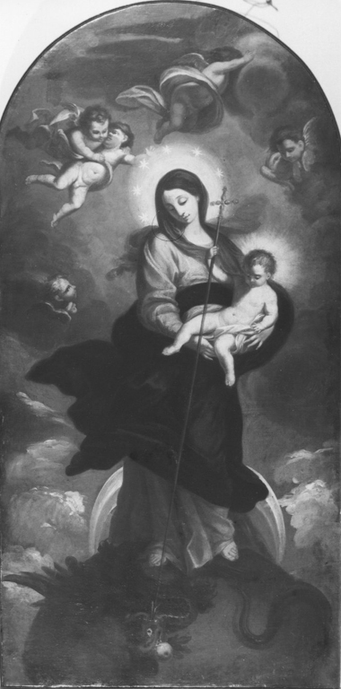 Madonna Immacolata col Bambino (dipinto) - ambito romano (prima metà sec. XVIII)