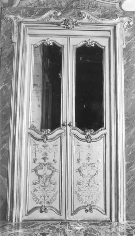 Motivi decorativi a grottesche (porta) di Olivieri Giovanni Battista (sec. XVIII)