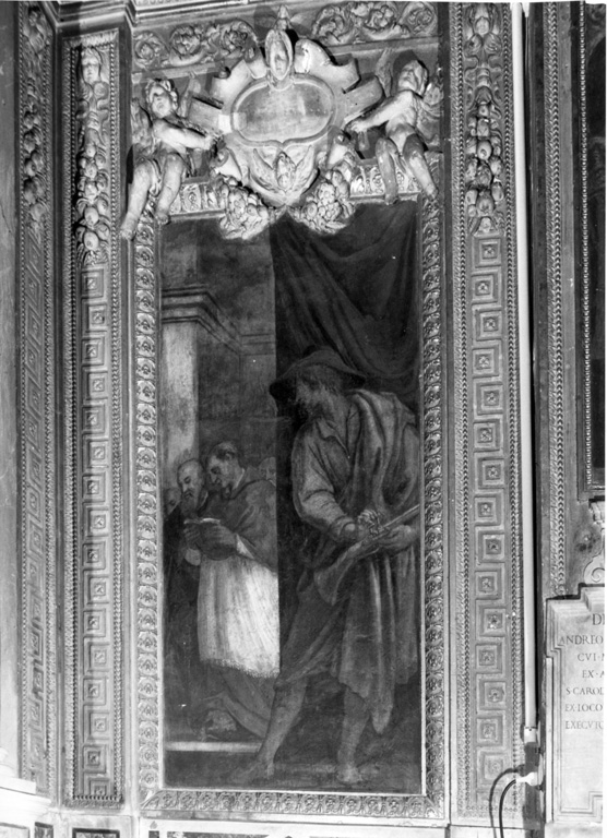 cornice, elemento d'insieme di Mannozzi Giovanni detto Giovanni da San Giovanni (attribuito) (sec. XVII)