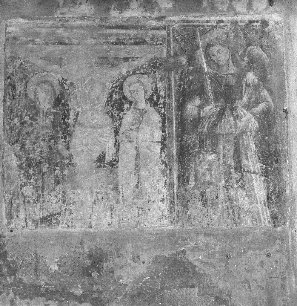 crocifissione di Cristo (dipinto, complesso decorativo) di Zacchi Francesco detto Balletta (scuola), Antonio del Massaro detto Pastura (scuola) (metà sec. XV)
