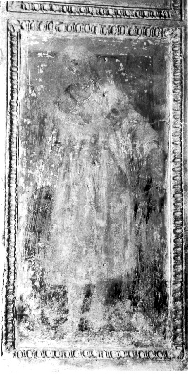 Santo (dipinto) - ambito romano, ambito viterbese (fine/inizio secc. XVI/ XVII)