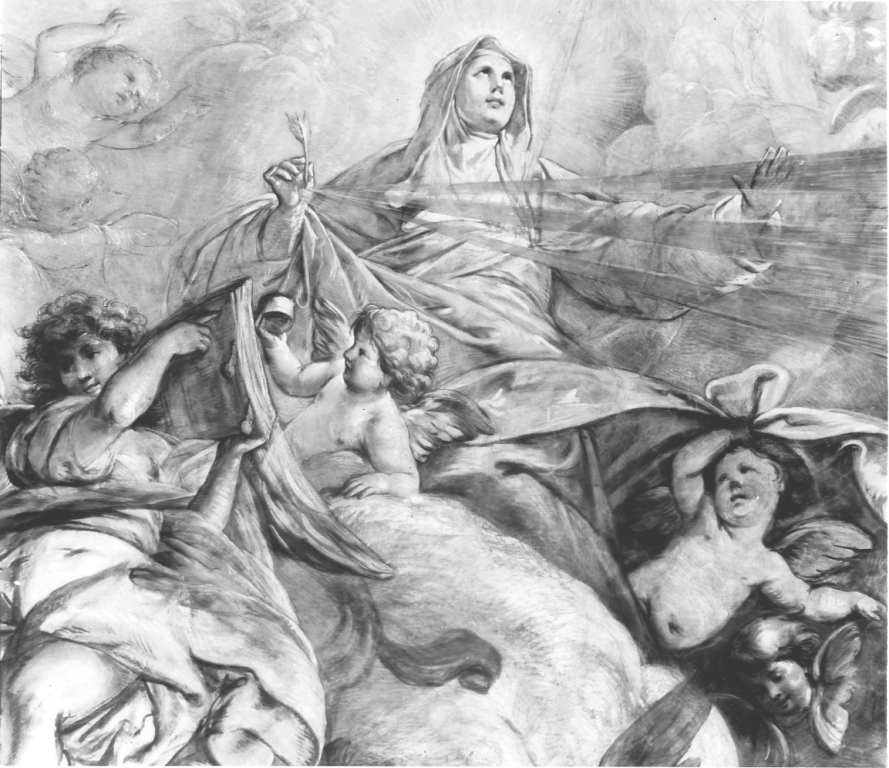 gloria di Santa Brigida di Svezia (dipinto) di Puccini Biagio (sec. XVIII)