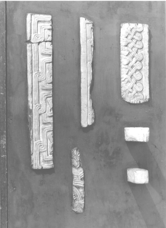rilievo, frammento - ambito romano (secc. VIII/ IX)