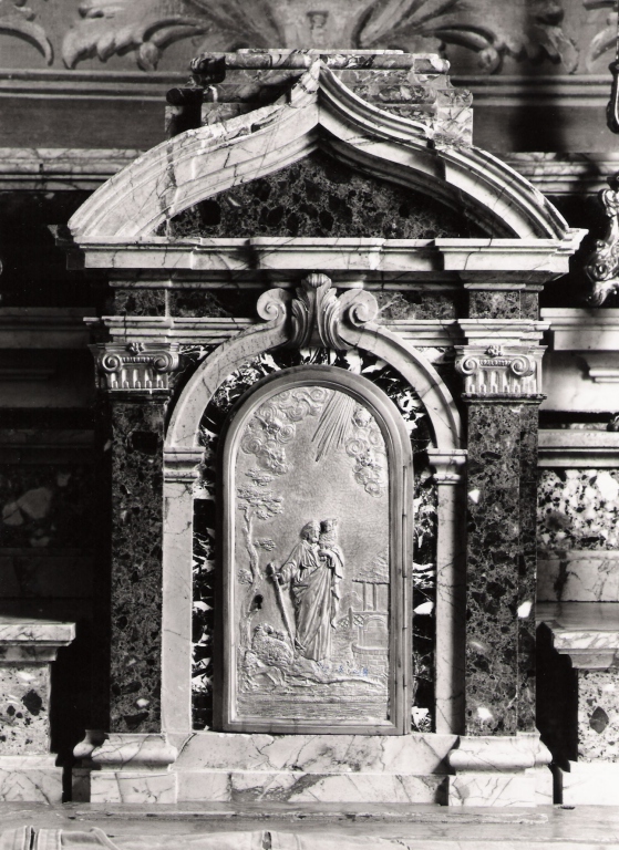 San Giovanni Battista (tabernacolo, elemento d'insieme) - ambito Italia centrale (sec. XVII)