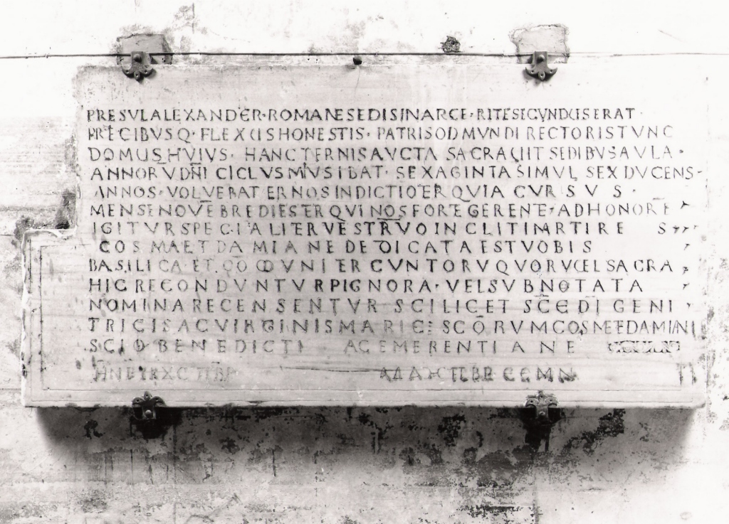 lapide - ambito romano (sec. XI)