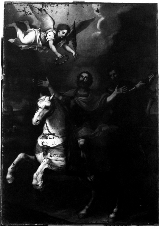 martirio di San Flaviano (dipinto) di Ghedini Giuseppe Antonio (metà sec. XVIII)