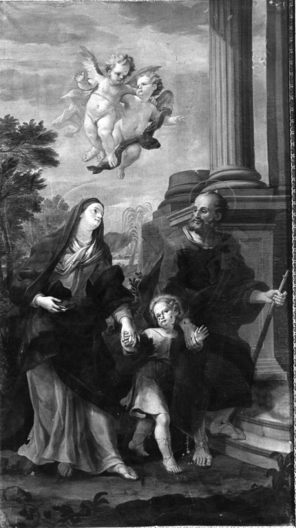 Sacra Famiglia (dipinto) - ambito romano (sec. XVIII)