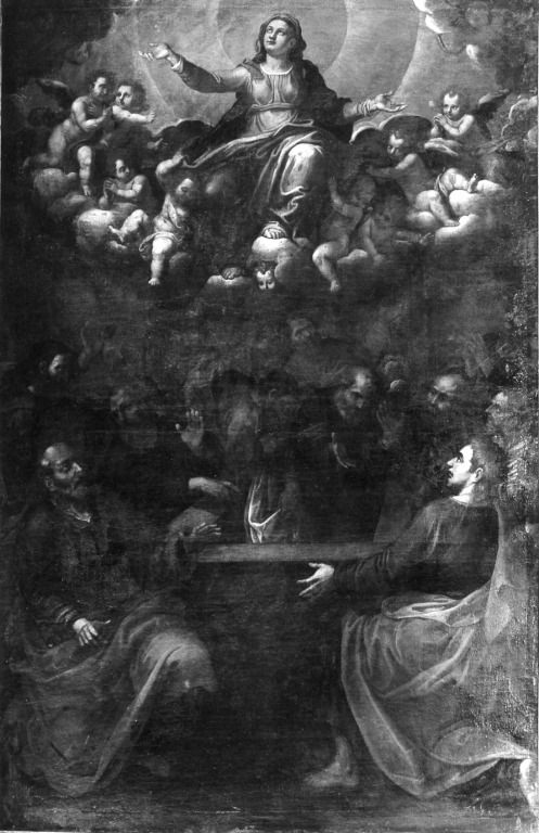 assunzione della Madonna (dipinto) - ambito romano (primo quarto sec. XVII)