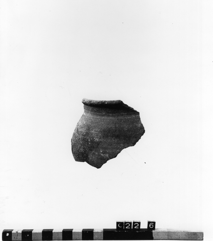 olla, frammento - ambito laziale (secc. VII/ IX)