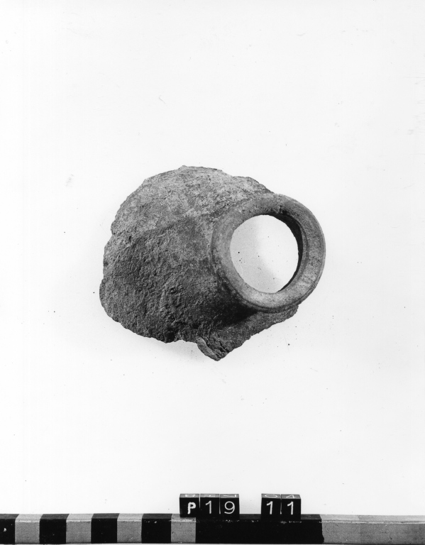 brocca, frammento - ambito laziale (secc. XI/ XIII)