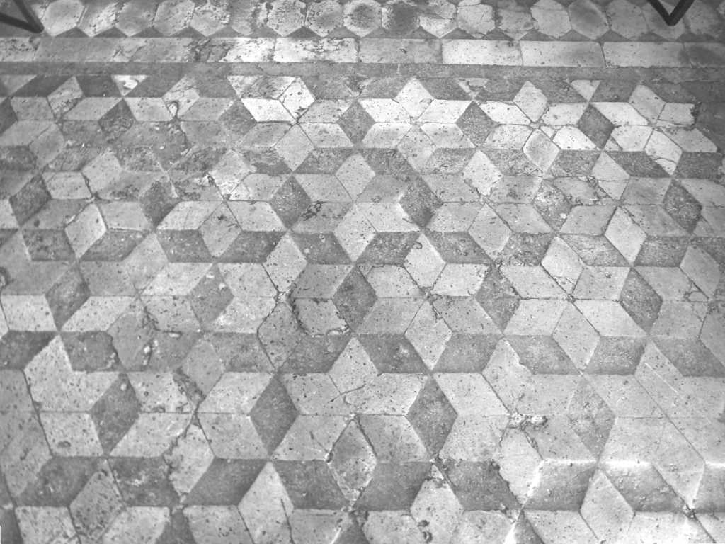 pavimento a mattonelle - ambito romano (sec. XVI)